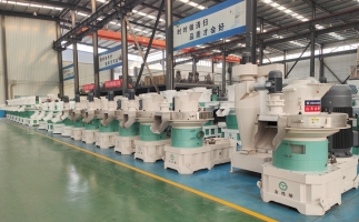 新購進的木屑顆粒機為什么壓制不成型散料多？